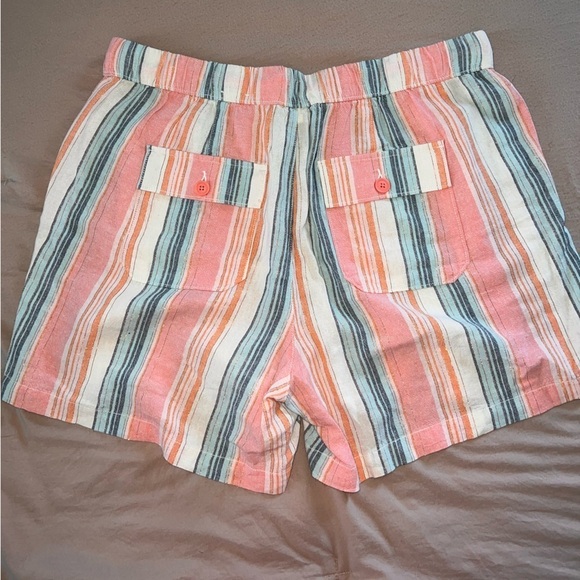 Lane Bryant striped linen shorts- sz 18/20 - Picture 2 of 4